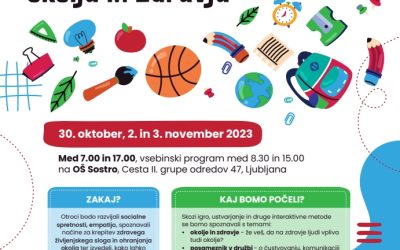 Počitniški program za učenke in učence 1. triade