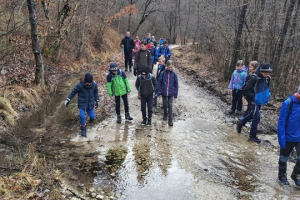 OD PANC DO ŽAGARSKEGA VRHA - 3. etapa Merjaščeve poti, izlet gorniškega krožka, 12. 2. 2022